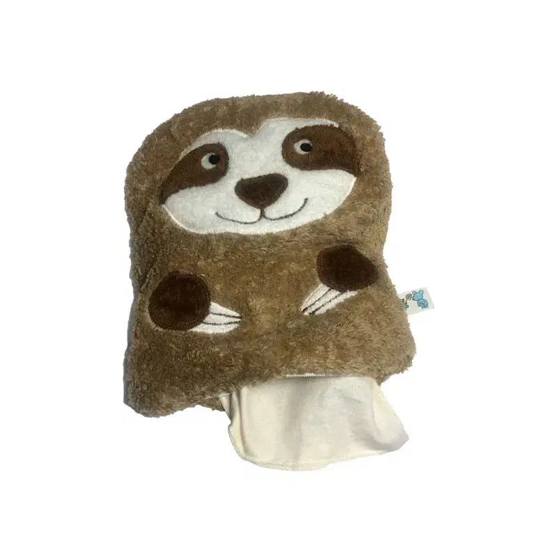 Faultier-Wärmekissen aus Bio-Materialien mit Inlett, weicher Plüsch, von PAT & PATTY