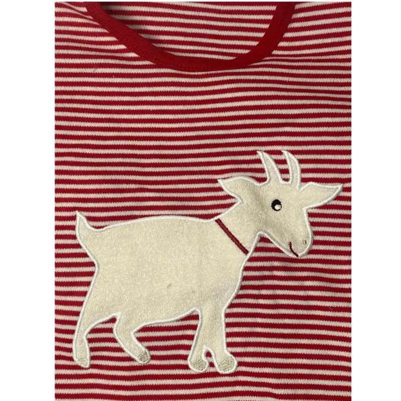 Bio Baumwolle Langarmshirt Bio Kinderkleidung"Ziege" - PAT & PATTY