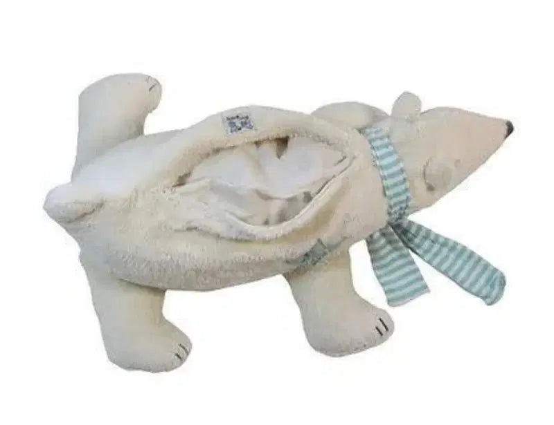 Bio Kuschelkissen Eisbär naturweiss- PAT & PATTY