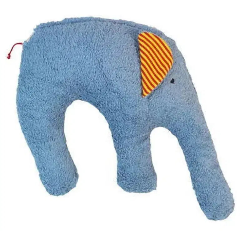 Bio Kuschelkissen Elefant blau aus Baumwolle- PAT & PATTY