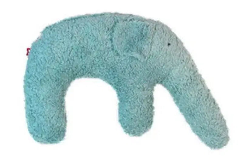 Bio Kuschelkissen Elefant eisblau aus Baumwolle- PAT & PATTY
