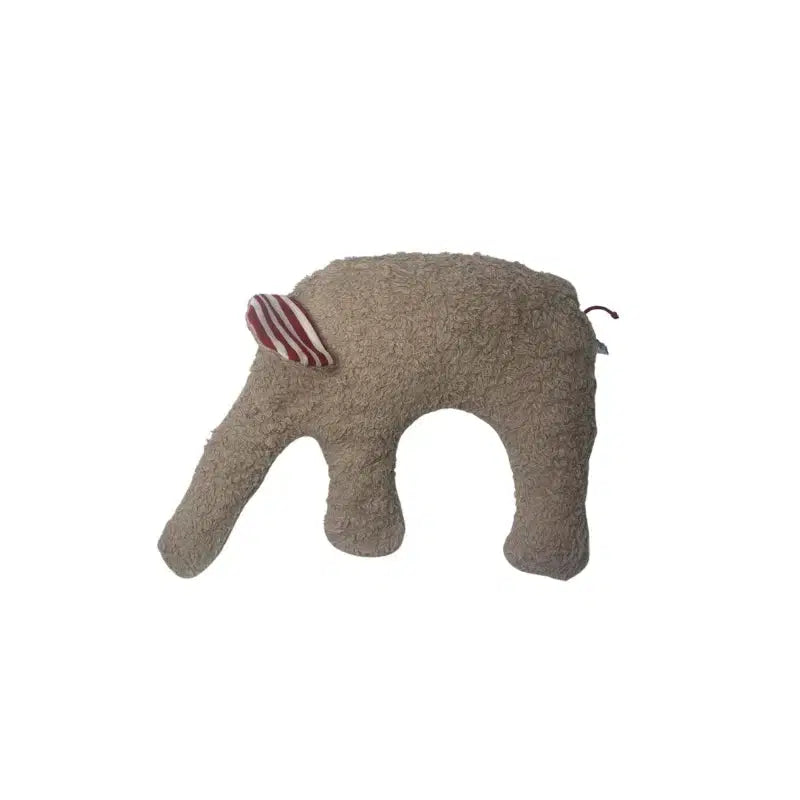 Bio Kuschelkissen Elefant aus Baumwolle Farbe hellbraun - PAT & PATTY