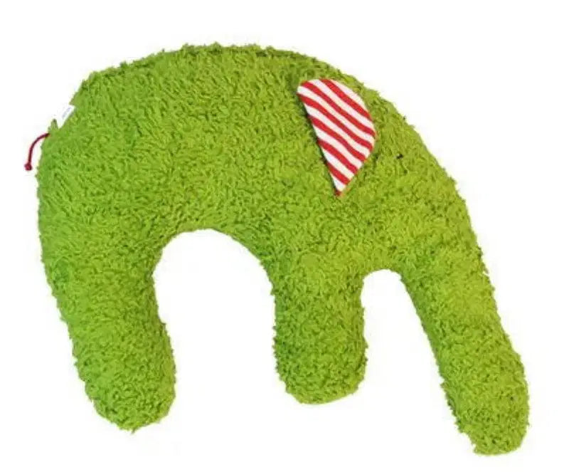 Bio Kuschelkissen Elefant grün aus Baumwolle - PAT & PATTY