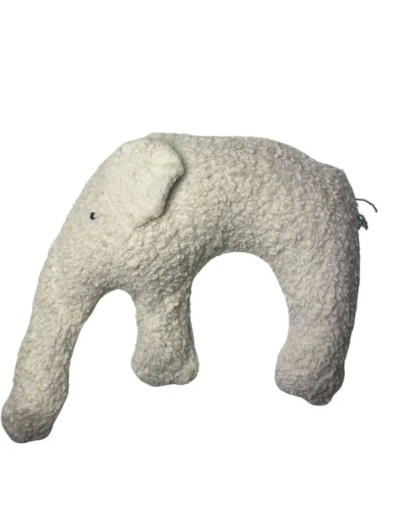 Bio Kuschelkissen Elefant naturweiss aus Baumwolle- PAT & PATTY