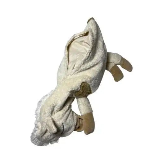 Bio Kuschelkissen Pferd naturweiss mit eine Inlett- PAT & PATTY