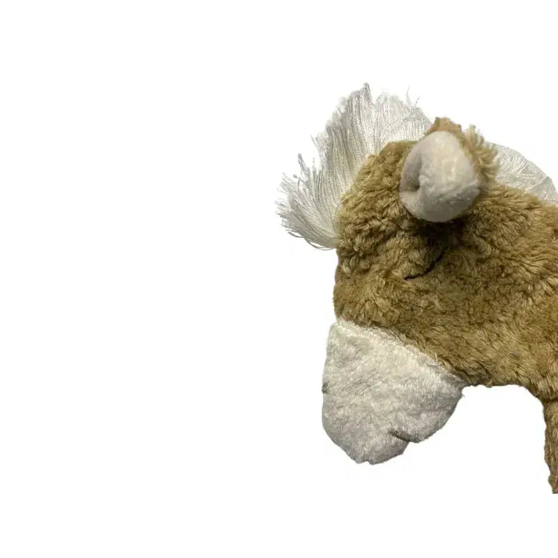 Bio Wärmekissen Pferd hellbraun Plüsch