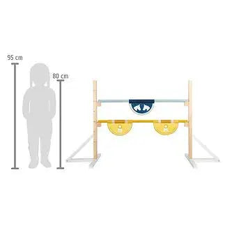 Bunte Bio Hindernisstangen für Steckenpferde – Spielspaß und Bewegung mit PAT & PATTY