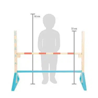 Cavaletti-Hindernis aus Holz für Steckenpferde – handgefertigt von PAT & PATTY