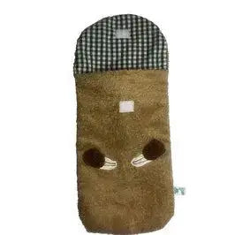 Bio Wärmflasche in Faultierform mit Naturkautschuk-Einsatz von PAT & PATTY