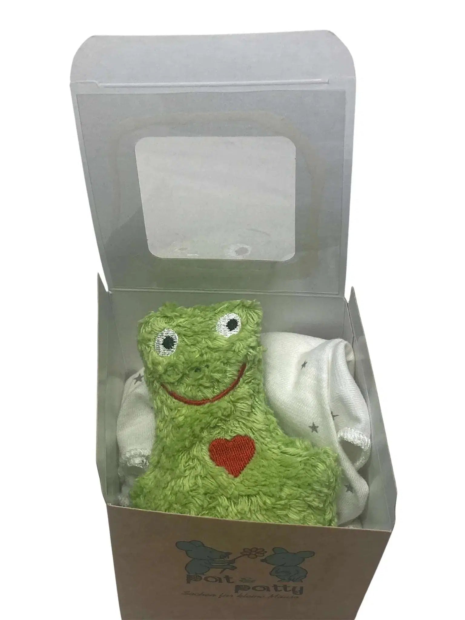 Bio Schmusetuch Frosch Für Babys Aus GOTS-Zertifizierter Baumwolle – PAT & PATTY