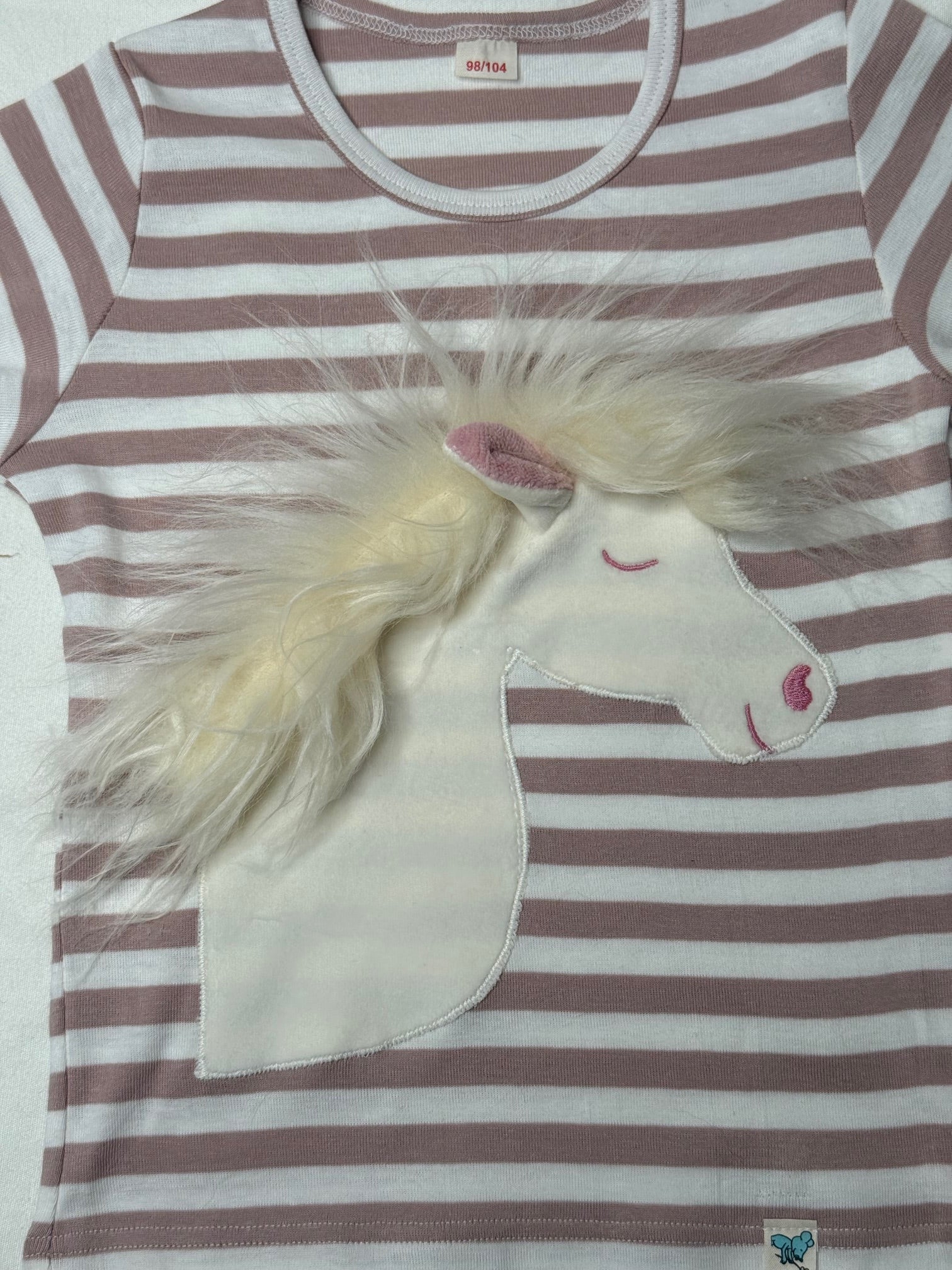 Bio Baumwolle Kindershirt mit Einhorn Motive
