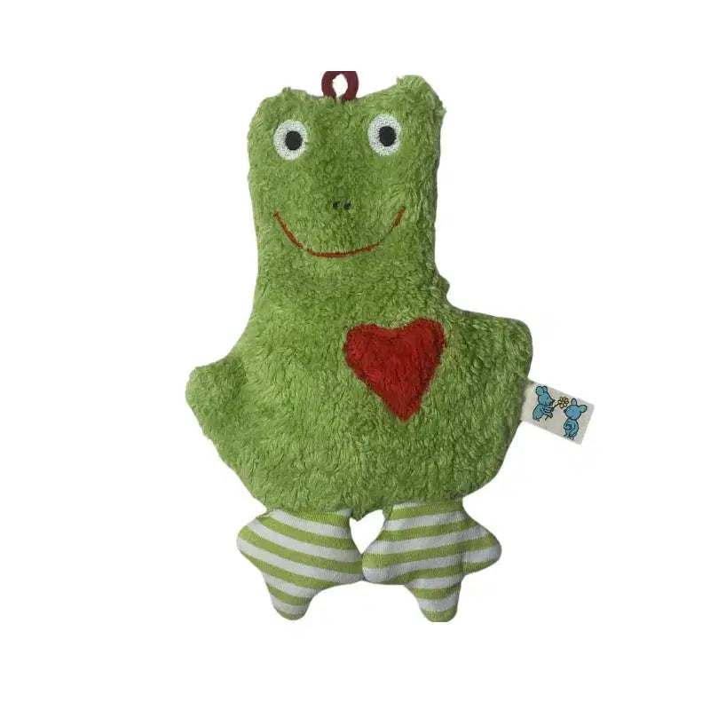 Kleines Bio Lavendelkissen mit Froschmotiv, handgefertigt von PAT & PATTY für natürliche Entspannung