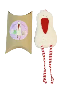 Bio Mini Lavendelkissen in Storchform – weich und beruhigend von PAT & PATTY