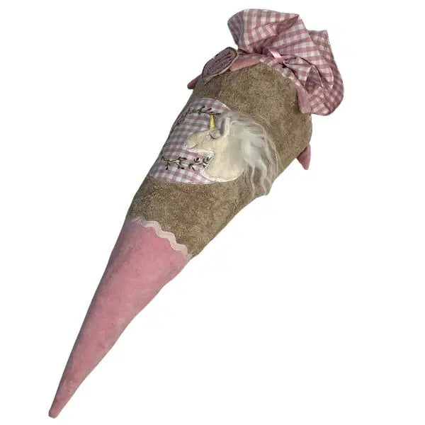 Schultüte aus Stoff Einhorn waschbar