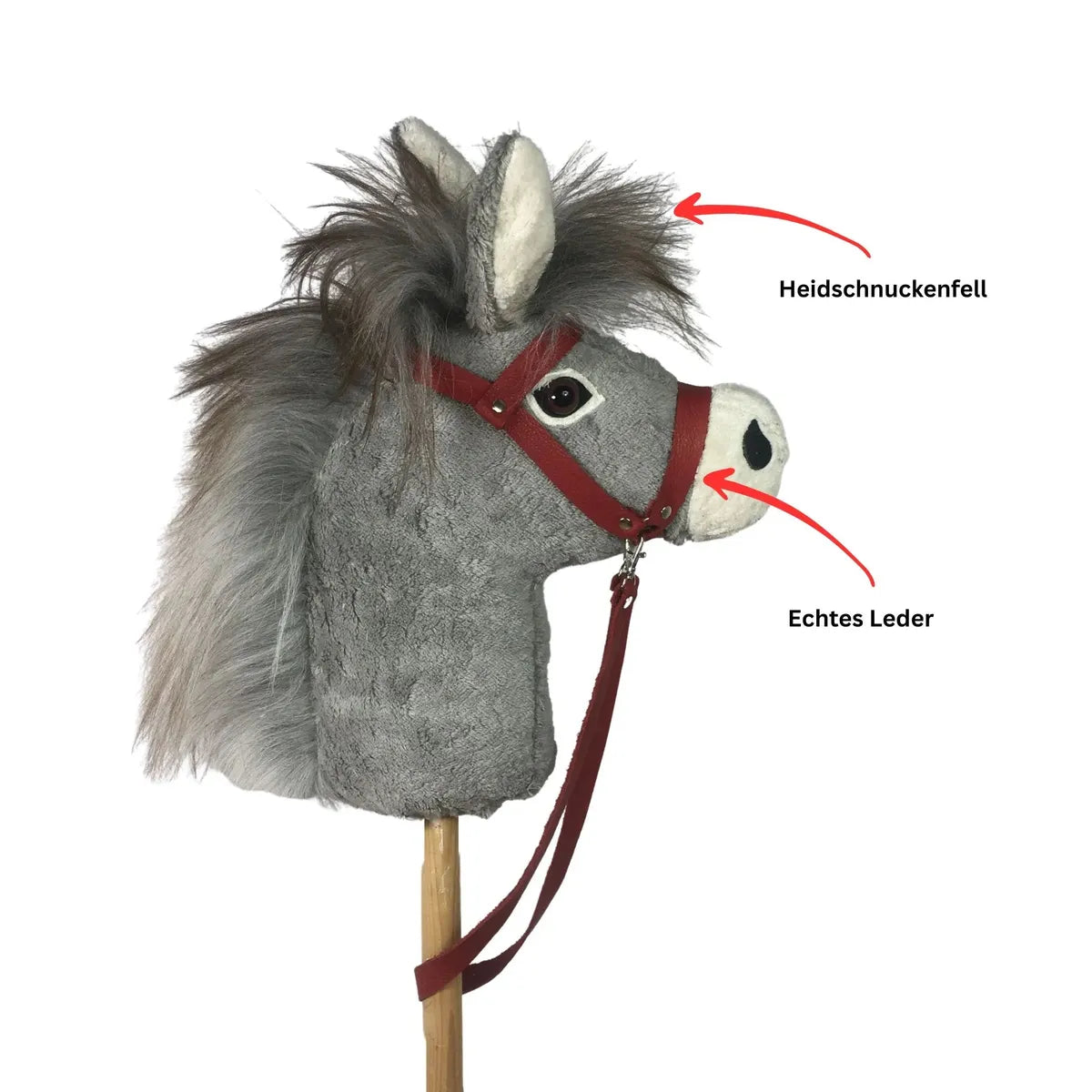 Bio Steckepferd - Hobby Horse Esel 