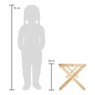 Verstellbares Cavaletti-Holzhindernis für Steckenpferd-Springen – PAT & PATTY