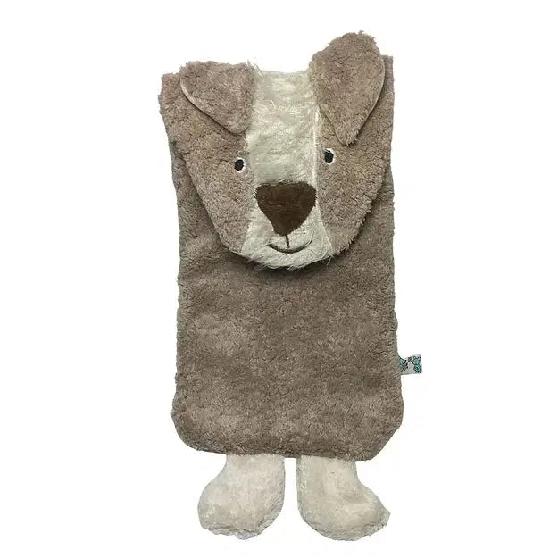 Beige Bio Wärmflasche in Form des Hundes „Neo“ von PAT & PATTY