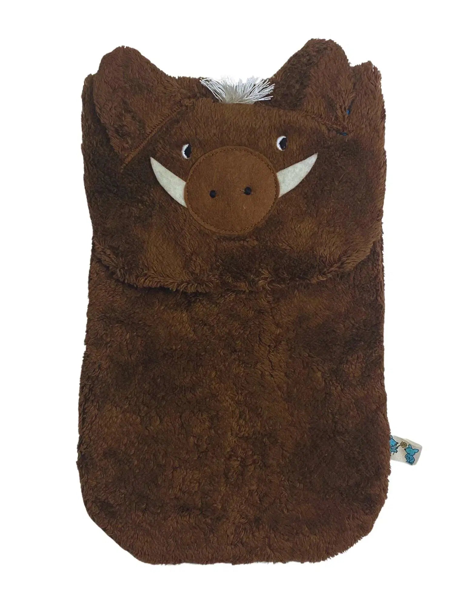 Wärmflasche in Wildschweinform aus Bio-Materialien von PAT & PATTY