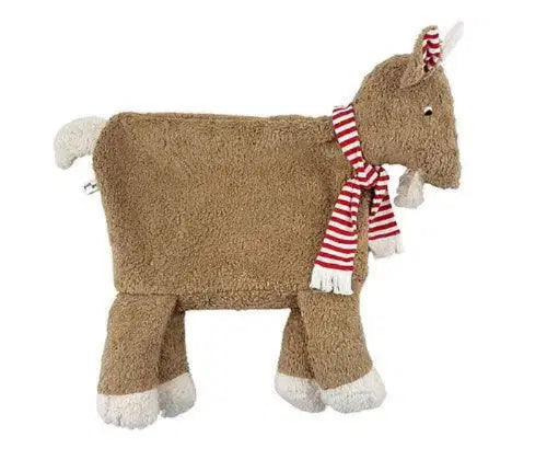 Handgemachtes Bio-Kuschelkissen in Ziegenform – weich, nachhaltig und ideal für Babys oder Kleinkinder von PAT & PATTY
